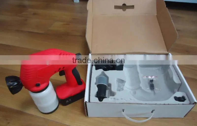 Cordless 18V Ni-Cd Battery Powered Rechargeable Hand Small Portable Mini Tan Spraying Gun Wireless Spray Tanning Machine