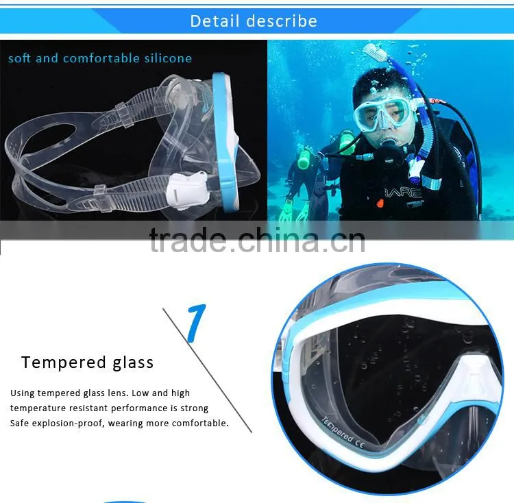 Shenzhen Factory Anti-Fog & Anti-Leak Scuba Adult Diving Mask