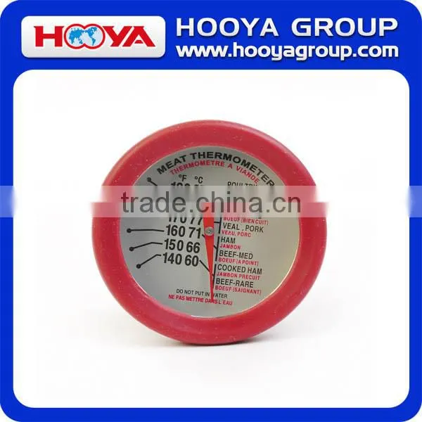 stainless steel BBQ meat thermometer