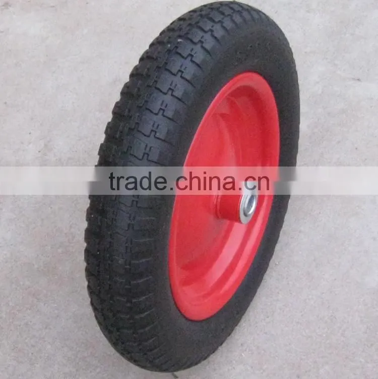 3.0-8 solid semi-pneumatic wheel directly from factory made in china