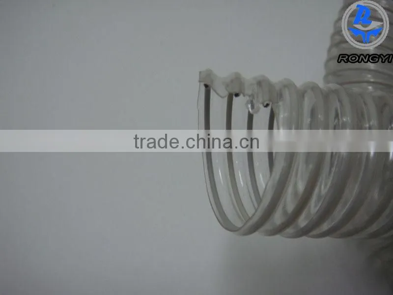 PVC coated steel wire forced air tube