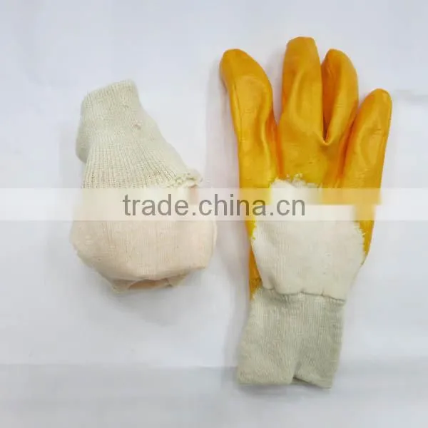 Yellow Nitrile Work Gloves Working Gloves