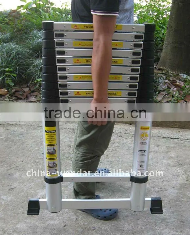 3.8M Telescopic Ladder with stabiliser