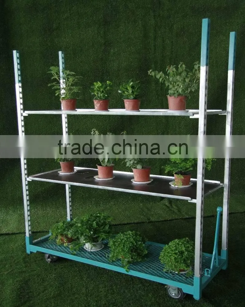 Display flower trolley