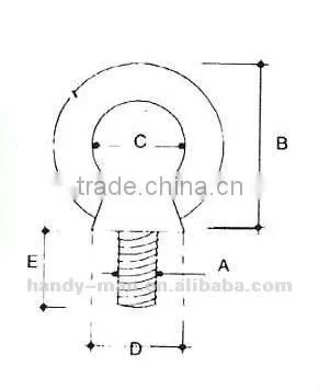 Stainless Steel Lifting Eye Bolt