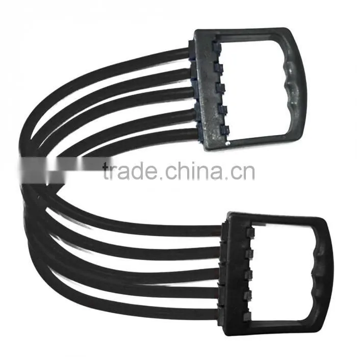 Portable Indoor sports Supply Chest Expander Puller Exercise Fitness Resistance Cable Band Tube Yoga 5 Latex Resistance Bands