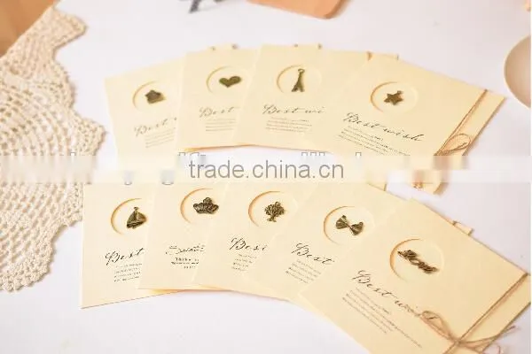 Classical Handmade Greeting Card Happy Birthday Valentine's Day Custom Greeting Card