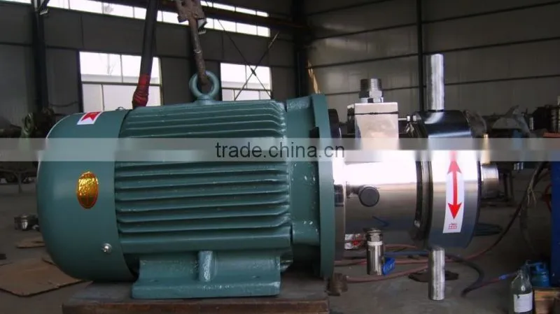 single-stage/two-stage/three-stage High Shear Inline Mixer Homogenizer Pump