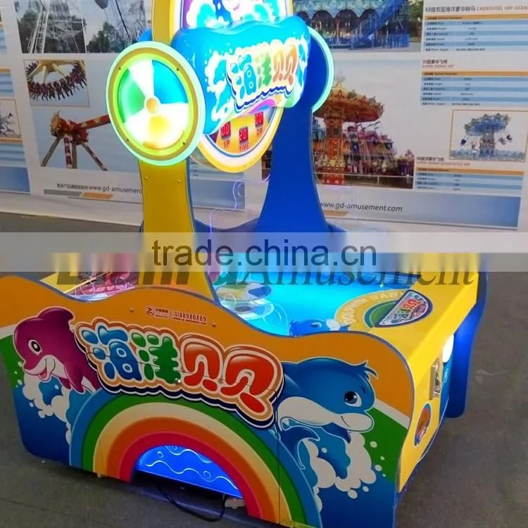 2016 New Style Kids ocean Air Hockey Pool Table Machine