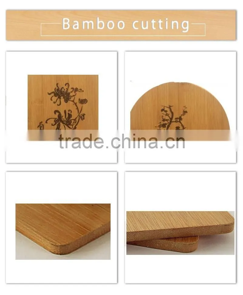 2016 new design tea cup mats coffee cup mats bamboo mats