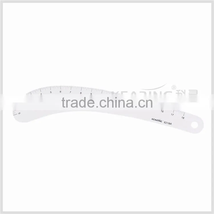 Kearing Chinese Manufacture Multi Use Pattern Grading Ruler Plastic Rulers with protractor B75