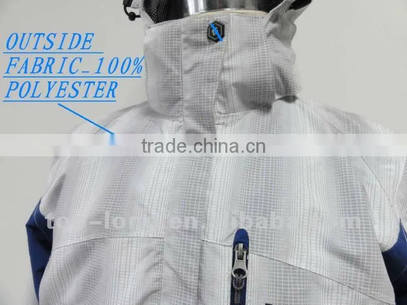 Men outdoor jacket with hood windproof waterproof