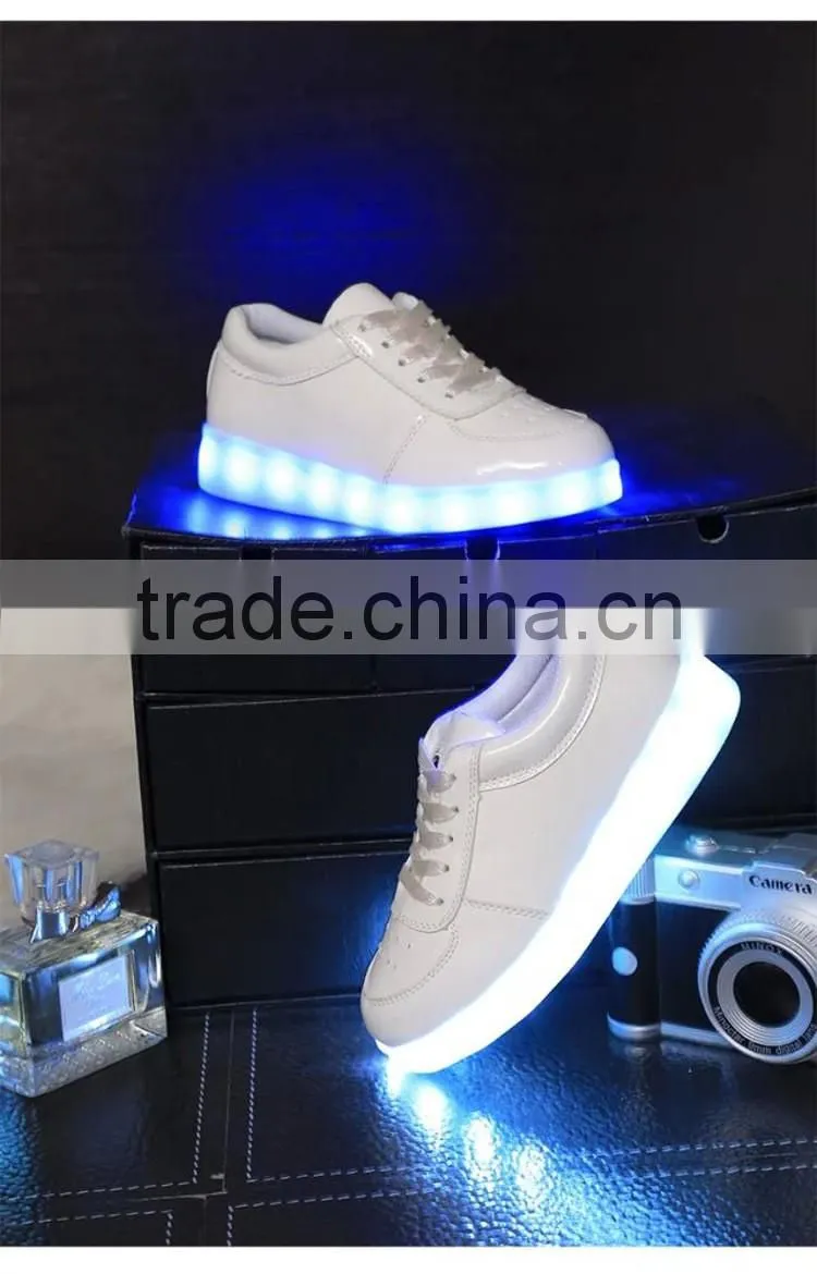 HFR-TS-46-11 2016 hot sale rechargeable italian leather baby shoes