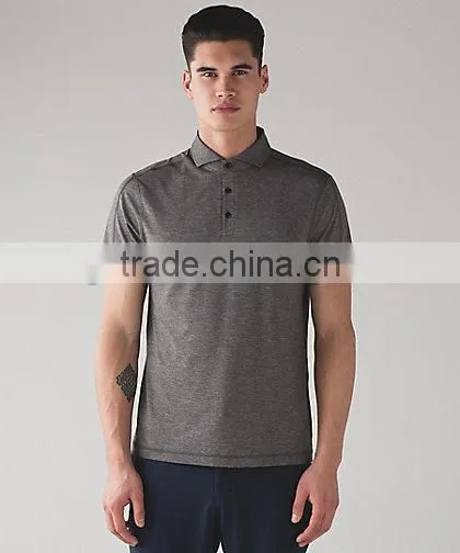 MGOO Top Quality Button Up Dri Fit Polo T Shirts Short Sleeve Fitness Men Polo Shirt