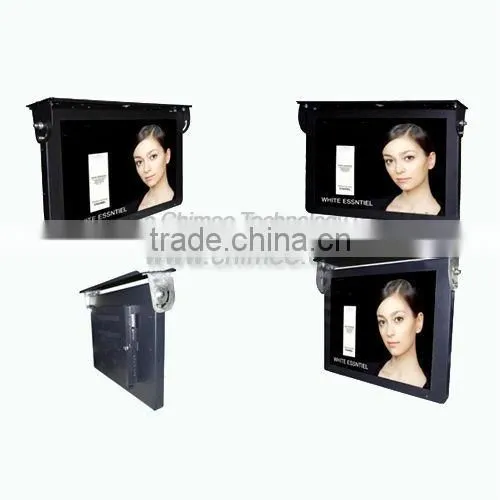 22inch small lcd bus video digital advertising media player with network(wifi ,3g,lan)