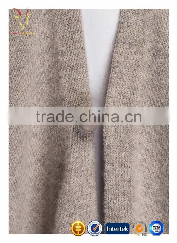 Solid Color Women Cashmere Poncho Cape Clothing