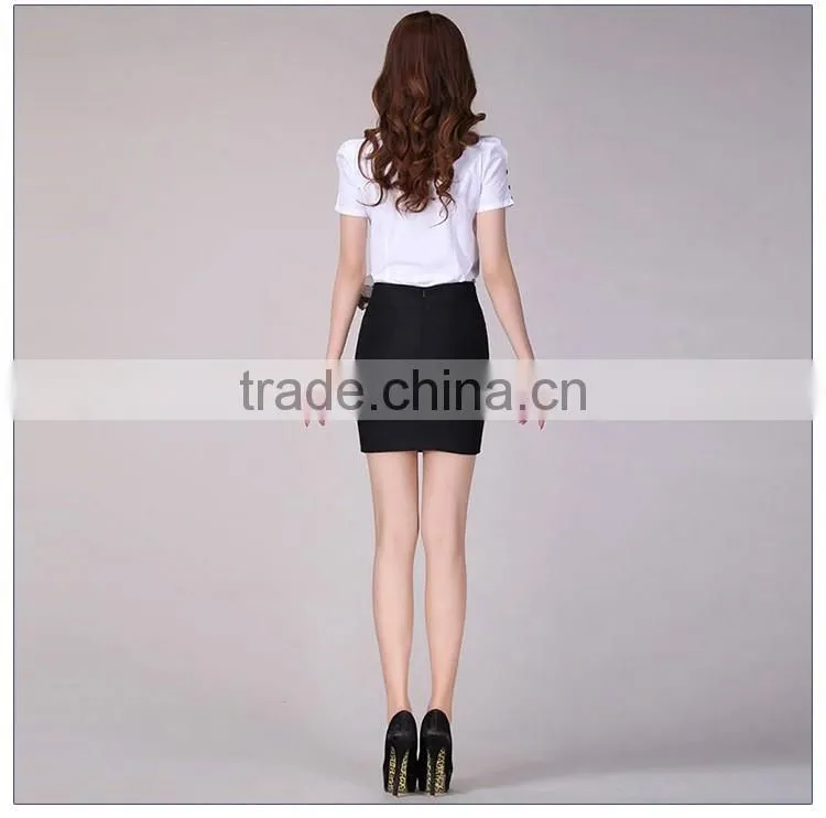 Bospoke Factory Price Ladies Office Skirt Pattern