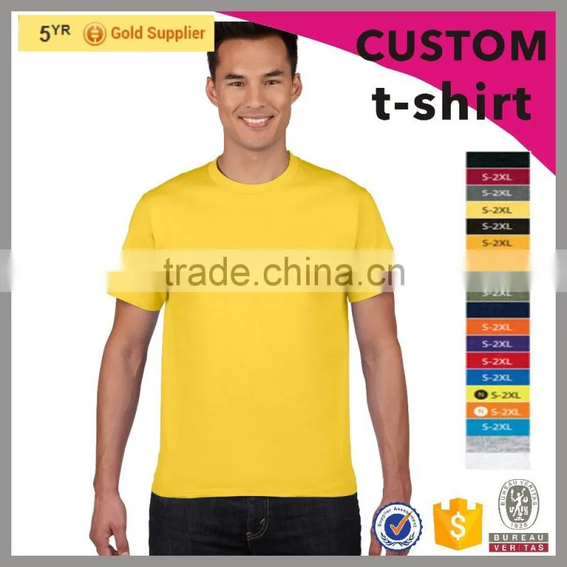 Hot Sale adult tee shirts without printing 180gsm