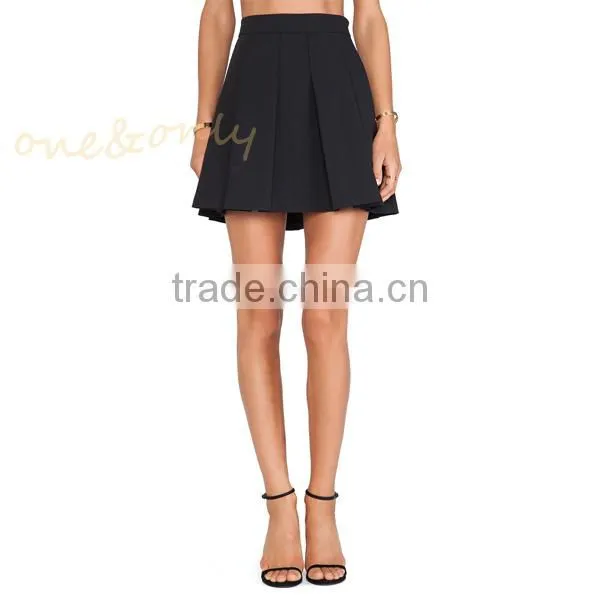 Pleated fashion women umbrella skirt