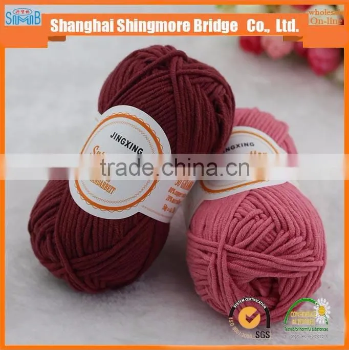 Online shopping knitting yarns china factory best price wholesale 60% cotton 40%acrylic blended yarn 1/1.5Nm combed cotton yarn