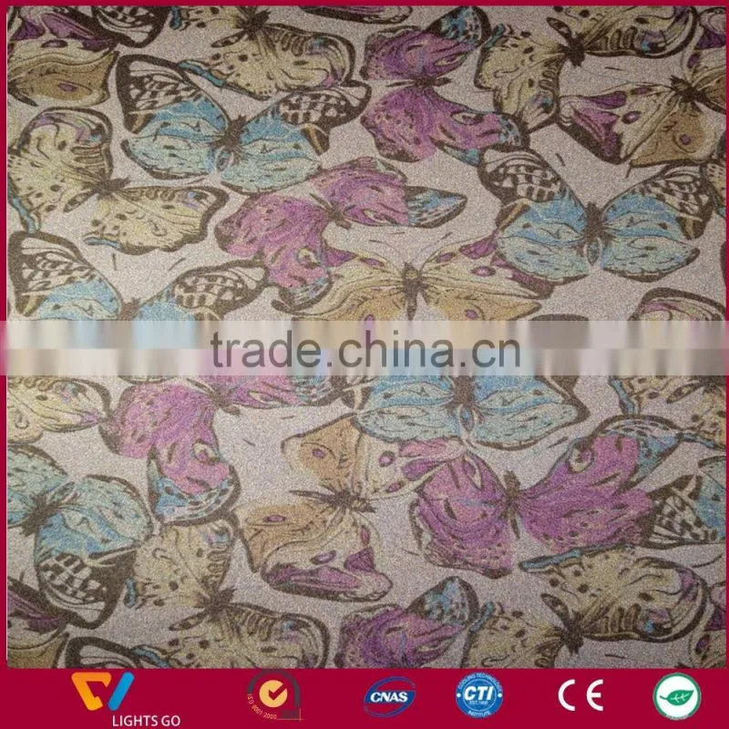 new fantastic glow in the dark newly printed reflective fabric for backpack