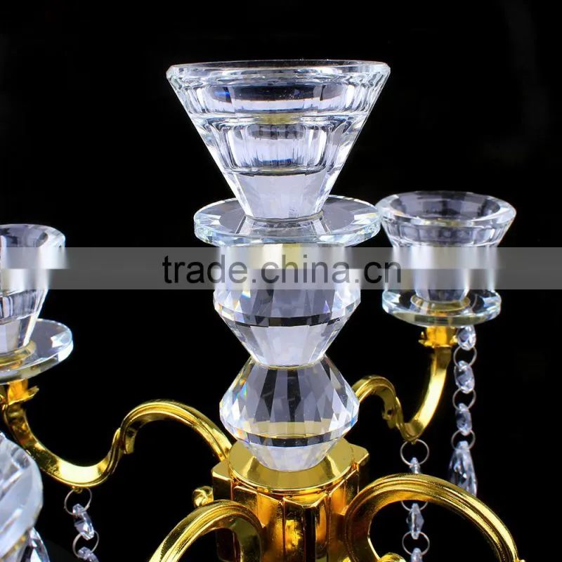 crystal lotus candleholder