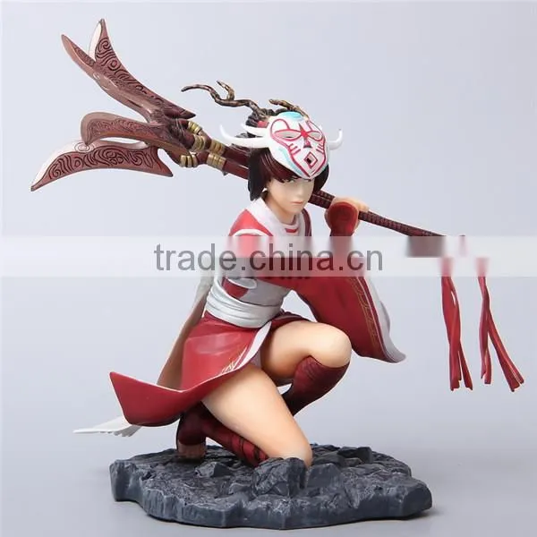 SV-LOL047 Hot game LOL League of Legends PVC Action Figure Riven Q version, LOL cute dolls wholesale price