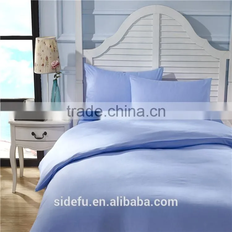 Super Comfortable Solid Color Cotton King Size Bed Sheet