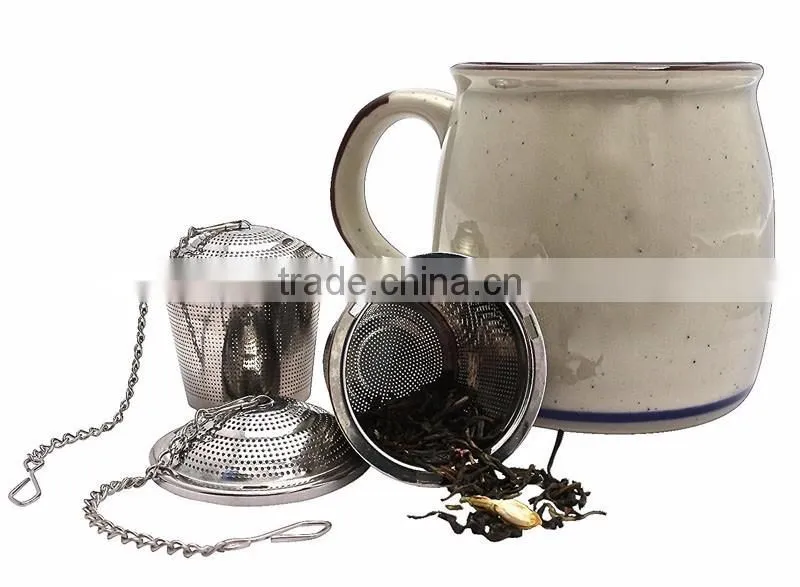 Top quality 304 stainless steel tea ball infuser bulk tea infuser S/M/L