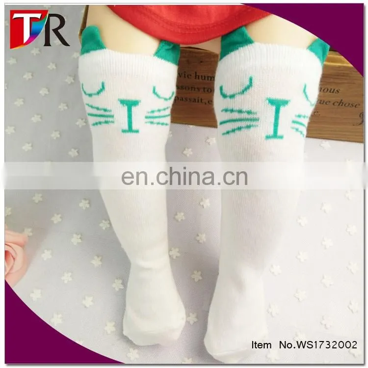 2017 best kids shiny cheveron lurex cotton socks girls school socks