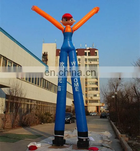 Cheerful inflatable happy air dancer for sale /mini air dancer