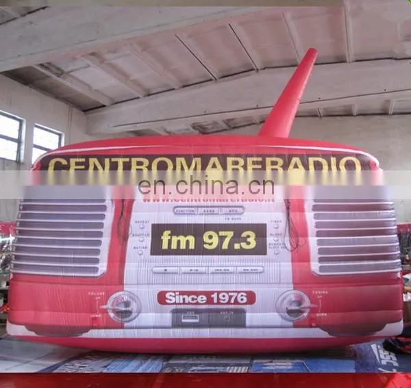 Custom giant promotion inflatable radio model
