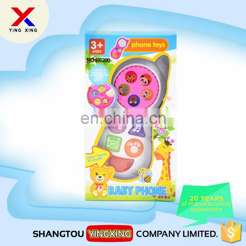 electric bee shape flashing music phone baby toys