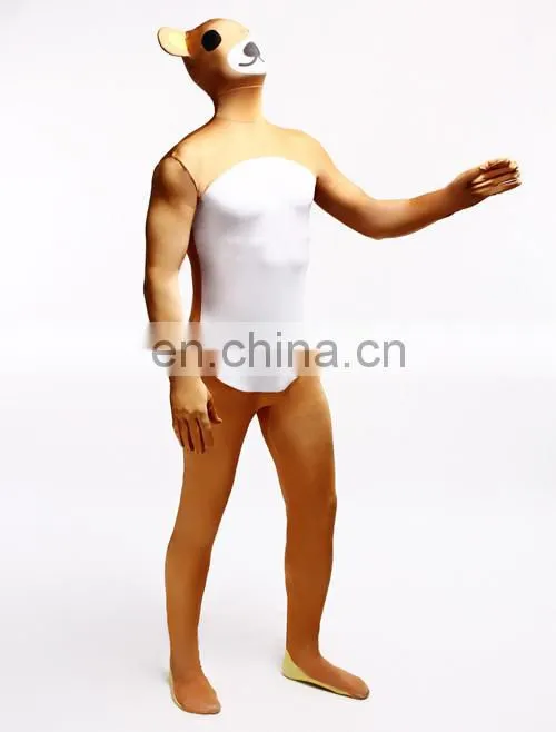 Animal Print Costume Halloween Lycra Spandex Zentai Full Body Skin Tight Suit