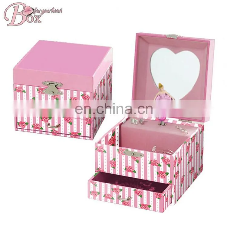 Wholesale Cheap GIrls Music Box GIft Storage Box with Ballerina
