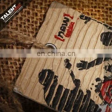 custom new jeans paper printed swing tag for garment