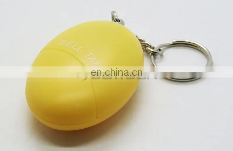 125dB Fright Loud Mini Egg Key Chain Personal Burglar Alarm Safe Ball Alert