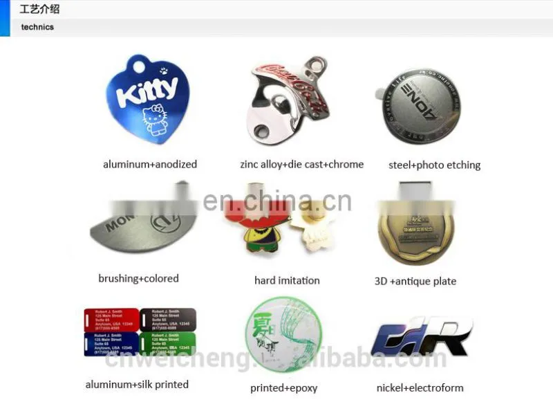 Customized High Quality 3M adhesive emblem