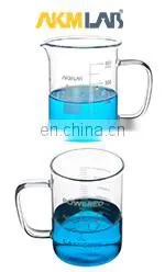 AKMLAB Heat Resistant Pyrex Glass Beaker Mug