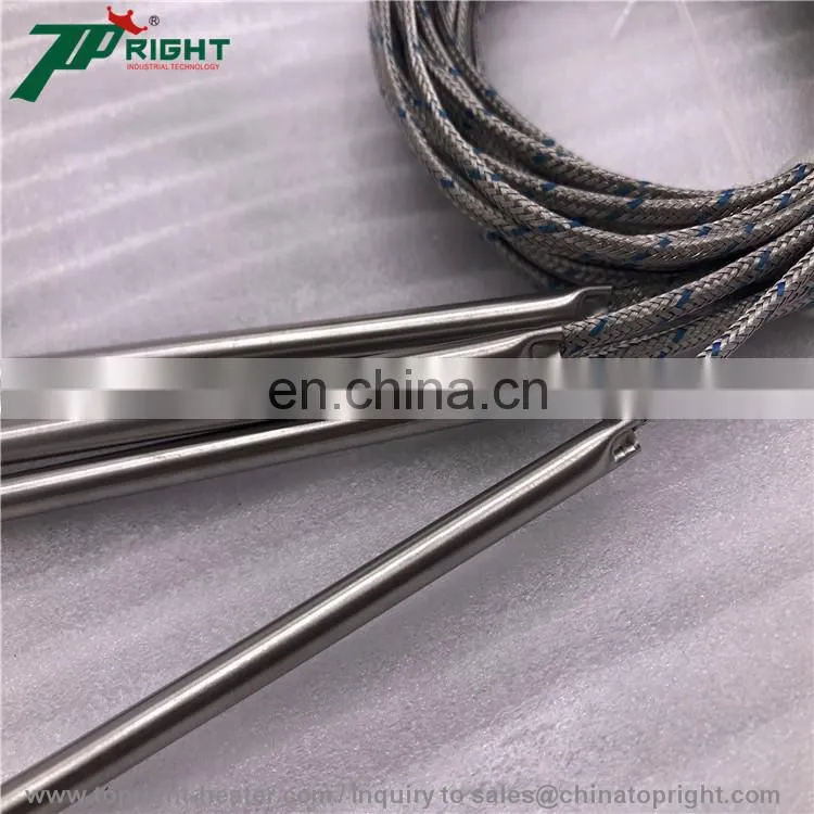 J type compression spring circlip thermocouple in probe 4.8*200mm