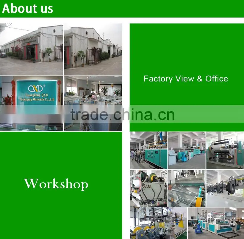 hot sale coloured handle plastic film