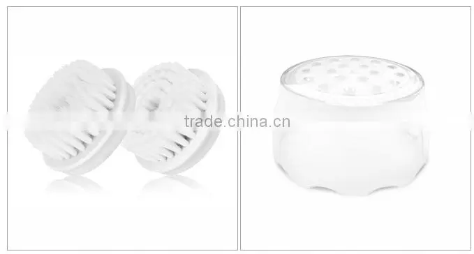 silicone facial cleansing brush
