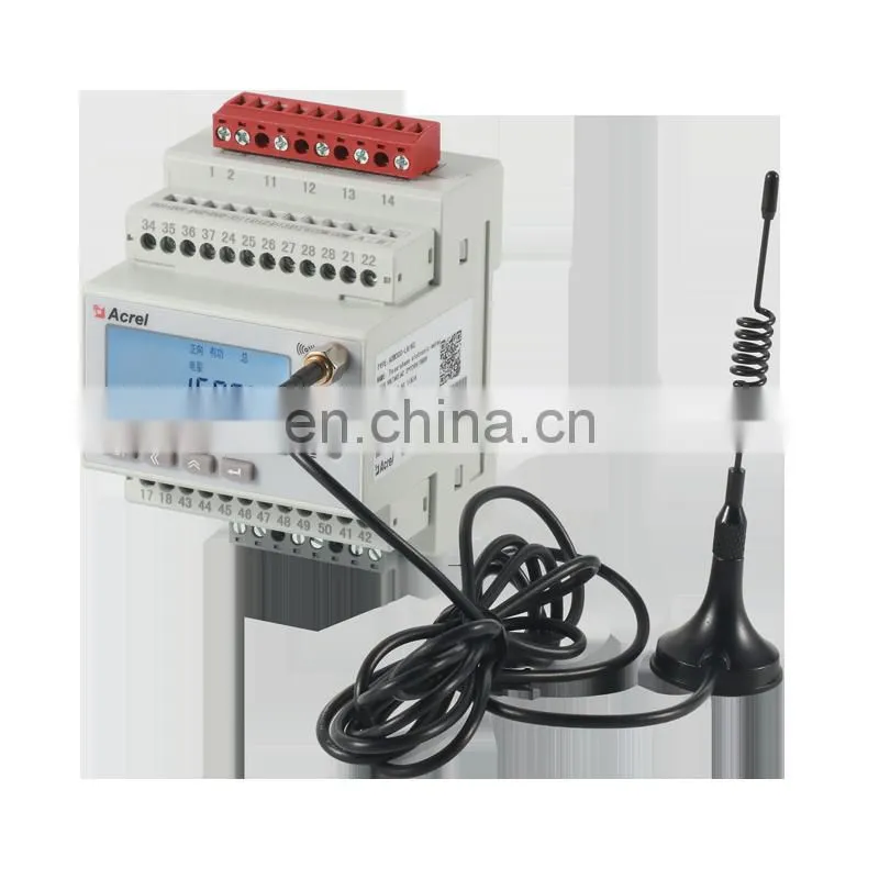 Acrel ADW300/LR DIN rail wireless harmonic energy meter with LORA communication