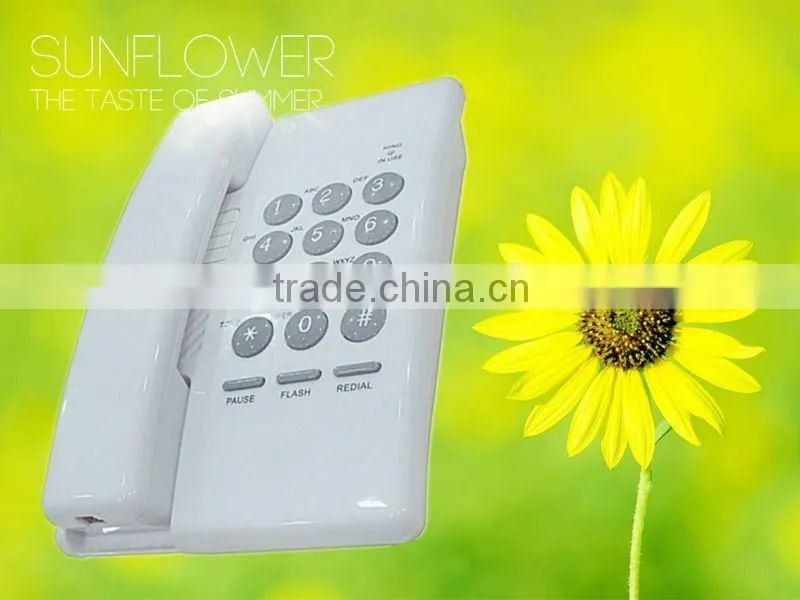corded telephone wall mountable dialer phone keypad