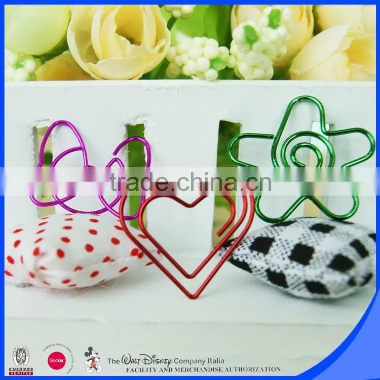 Best popular colorful plated custom paper clip paper box package