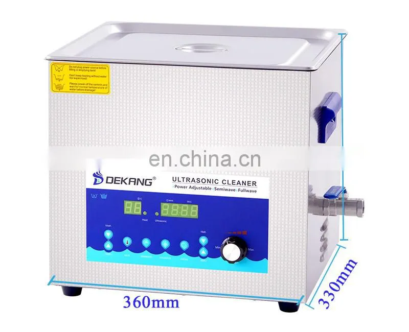 15L ultrasonic cleaner Power Adjustable for medical and laboratory use