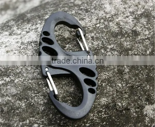 Wholesale custom plastic s hook carabiner