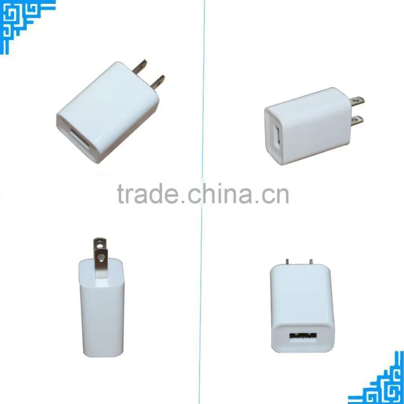 Home electronic device mobile phone 2 pin US chargers for phone wall music player