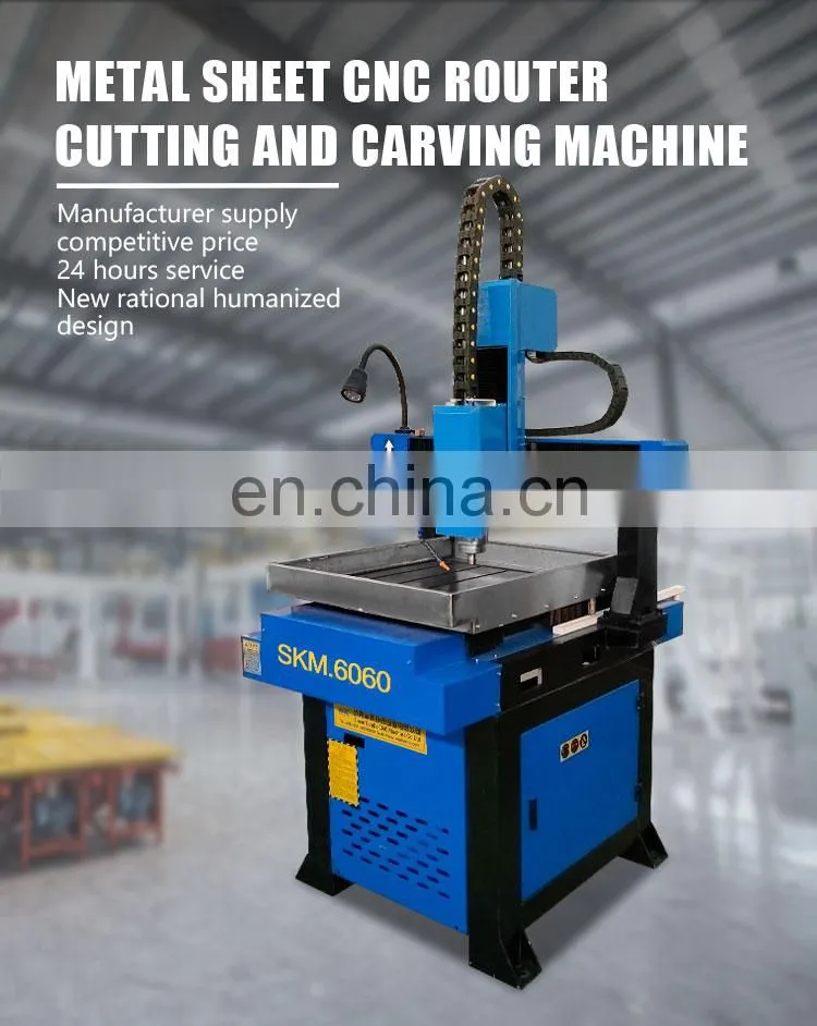 Heavy duty 3 Axis 4 Axis Metal Carving CNC Metal Engraving Machine with Water Sink