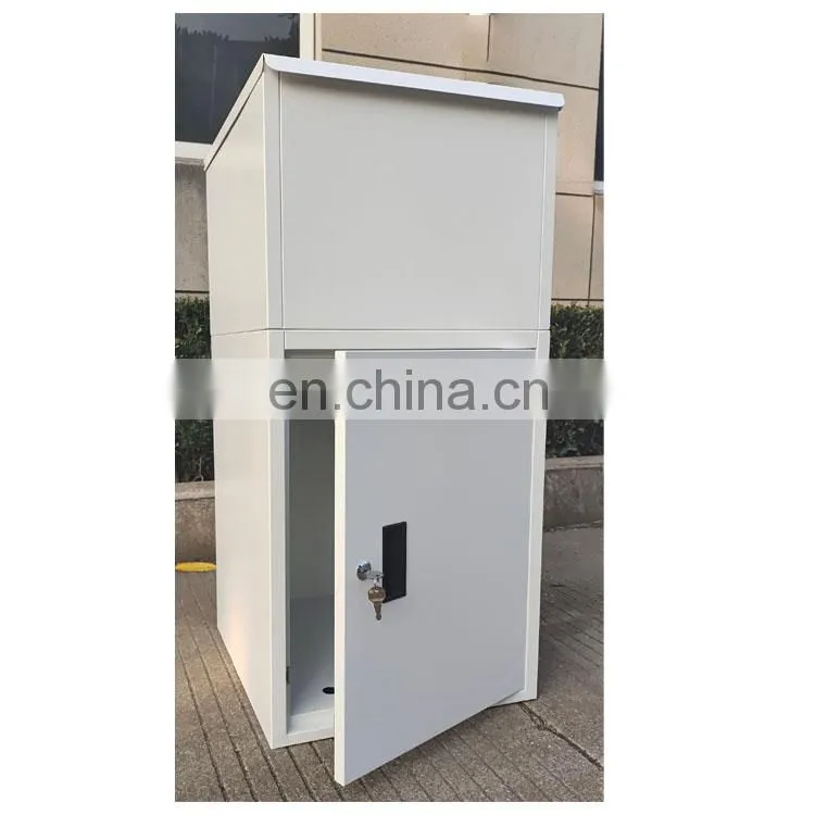 Galvanized Steel Power Coating Free Standing Parcel Drop Box Standing Mail Box